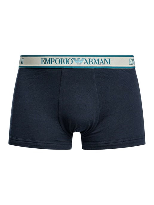 Emporio Armani 3Er Pack Baumwollstrümpfe, Blau - Image 5