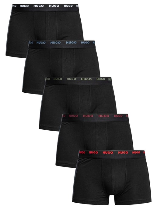 HUGO 5Er-Pack Boxershorts Aus Baumwollstretch, Grau - Image 1