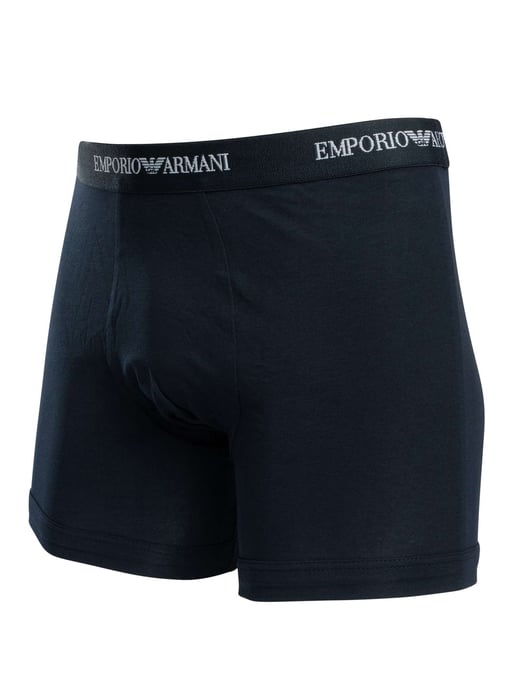 Emporio Armani 3Er-Pack Stretch-Boxershorts, Blau - Image 3