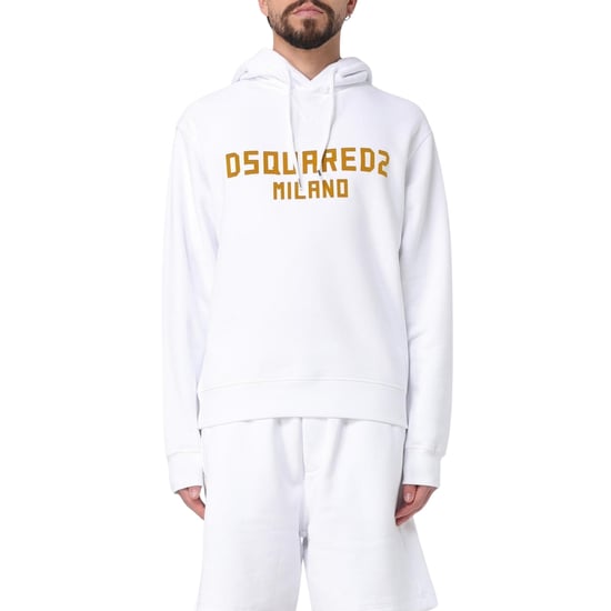 Dsquared2 Milano Logo Cool Fit Weißer Hoodie - Image 3