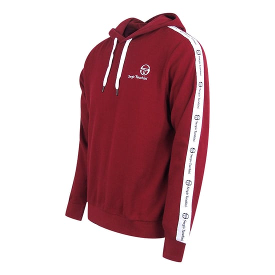 Sergio Tacchini Burgunder Devok Kapuzenpullover - Image 2