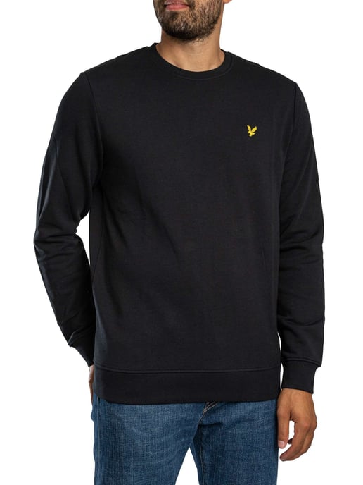 Lyle & Scott Sweatshirt Mit Aufgesticktem Logo, Schwarz - Image 1