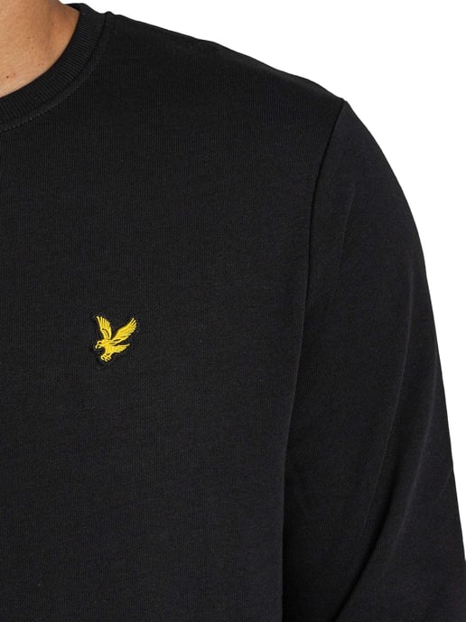 Lyle & Scott Sweatshirt Mit Aufgesticktem Logo, Schwarz - Image 4