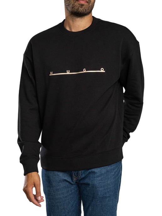HUGO Datrisweat Sweatshirt, Schwarz - Image 1