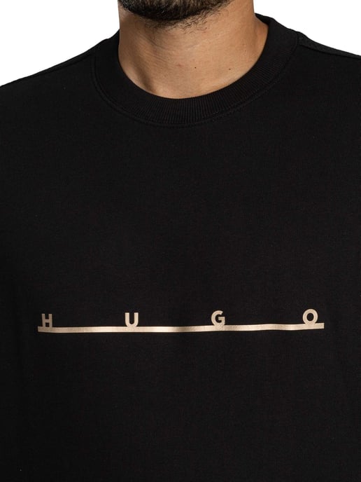 HUGO Datrisweat Sweatshirt, Schwarz - Image 4