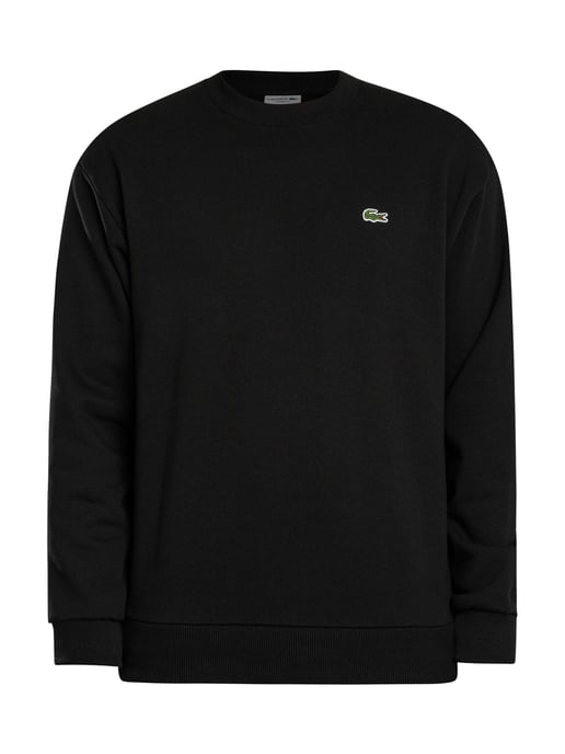 Lacoste Sweatshirt Aus Baumwollfleece, Schwarz - Image 5