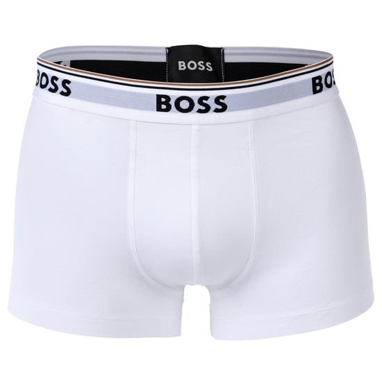 Lot 3 boxers coton stretch Hugo Boss Pour Homme en Blanc - Image 2