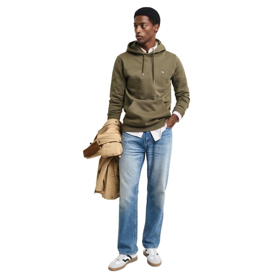 Gant Regular Shield Hoodie Sweatshirt - Image 5