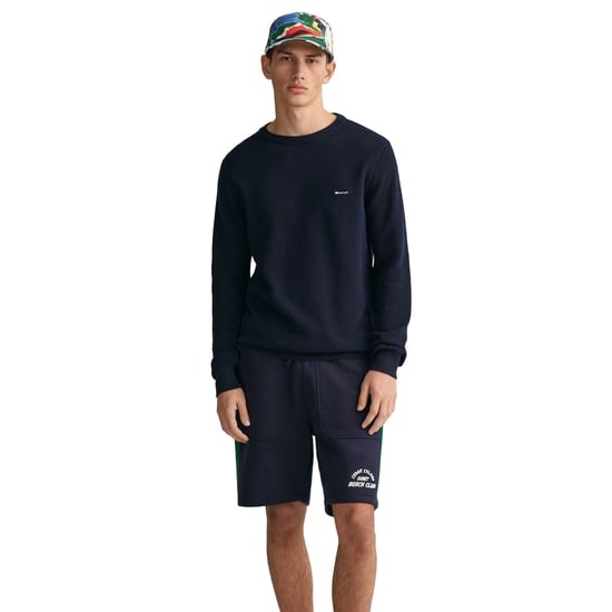 Gant Cotton Pique C-Neck Strickpullover - Image 5