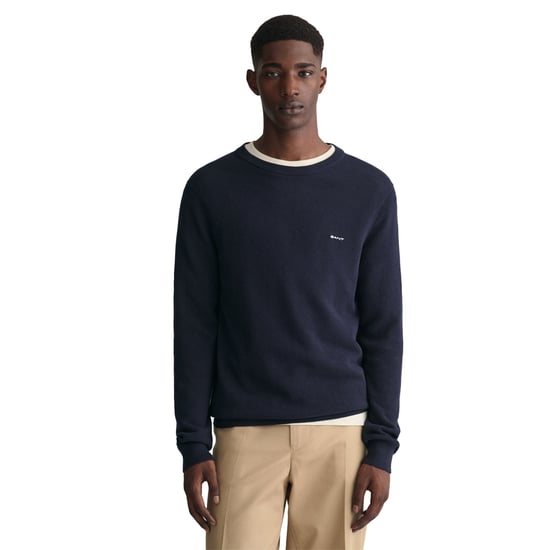 Gant Cotton Pique C-Neck Strickpullover - Image 6