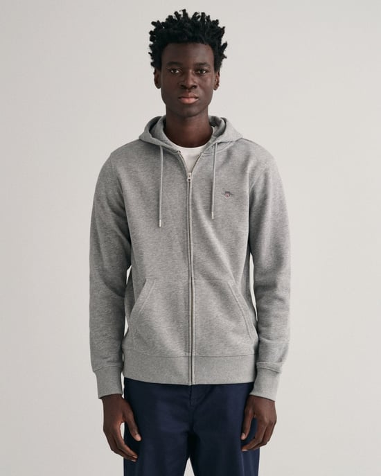 Gant Regular Shield Full Zip Hoodie Sweatjacke - Image 1