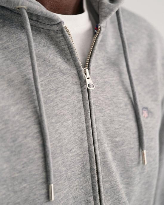 Gant Regular Shield Full Zip Hoodie Sweatjacke - Image 3