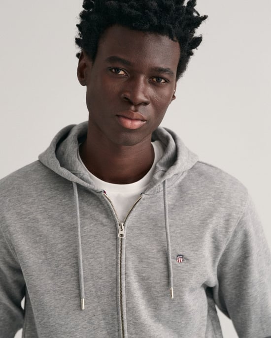Gant Regular Shield Full Zip Hoodie Sweatjacke - Image 4