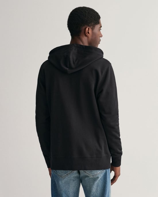 Gant Regular Shield Full Zip Hoodie Sweatjacke - Image 2