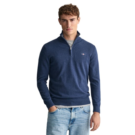 Gant Classic Cotton Half Zip Strickpullover - Image 2