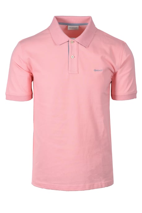 Gant Regular Fit Contrast Pique Rugger Polo Rosa - Image 1