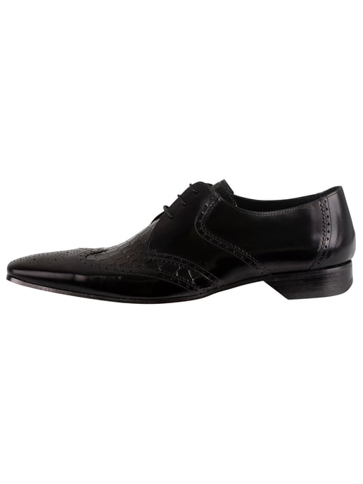 Jeffery West Leder Derby Schuhe, Schwarz - Image 2