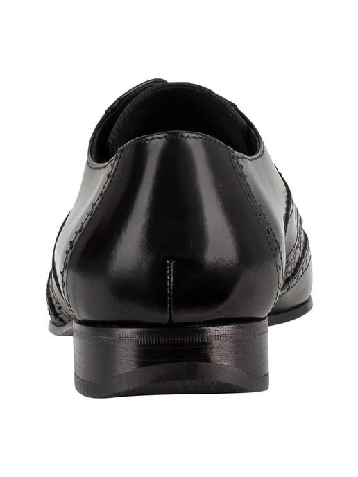 Jeffery West Leder Derby Schuhe, Schwarz - Image 5