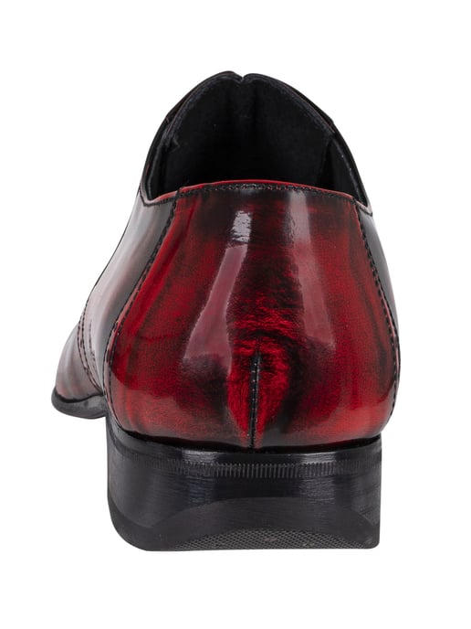Jeffery West Derby Lederschuhe, Rot - Image 5