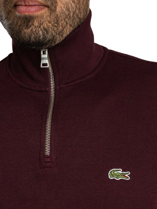 Lacoste Interlock-Sweatshirt Mit Hohem Kragen, Rot - Image 4