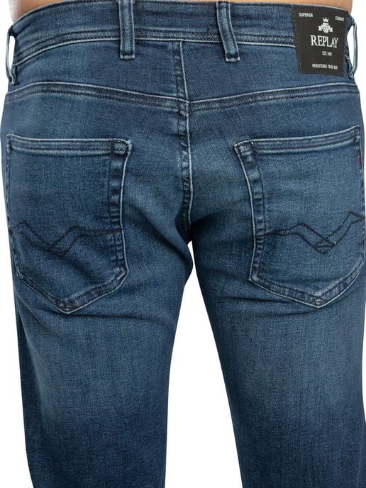 Replay Grover Straight Jeans, Blau - Image 4