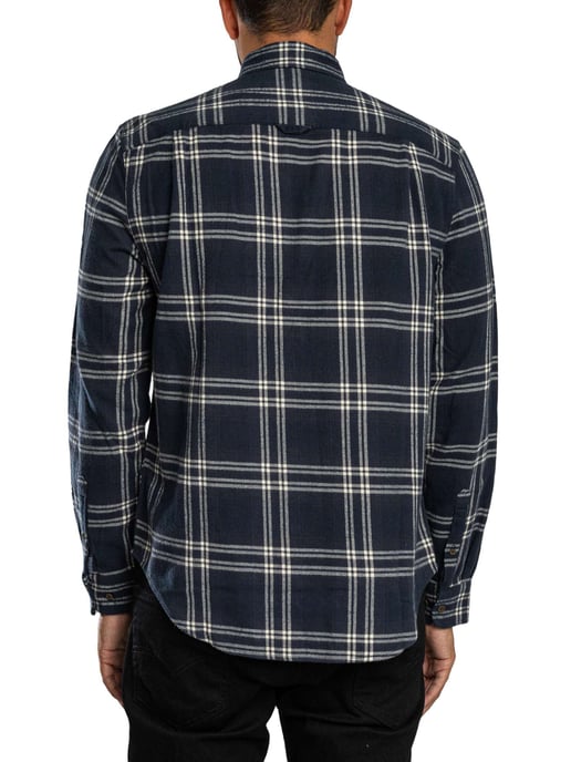 Superdry Holzfällerhemd Aus Baumwolle, Blau - Image 3