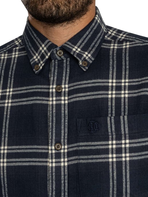 Superdry Holzfällerhemd Aus Baumwolle, Blau - Image 4