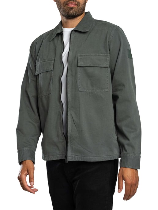 BOSS Lorum Overshirt, Grün - Image 1