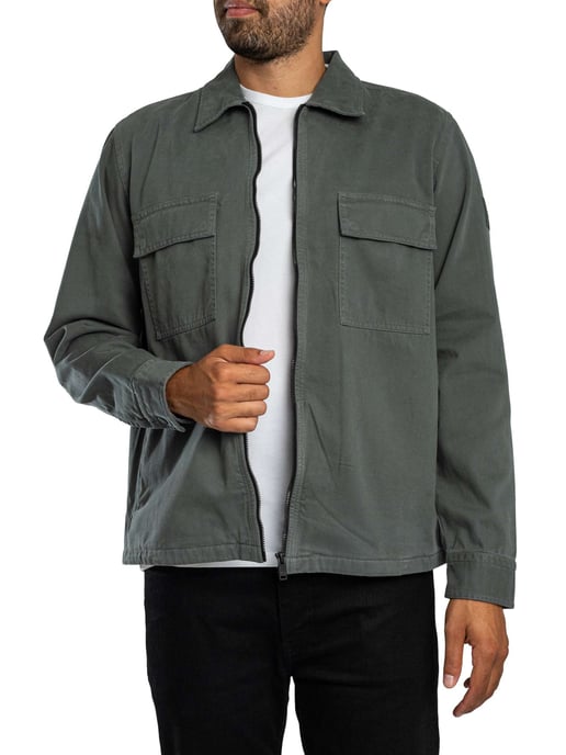 BOSS Lorum Overshirt, Grün - Image 2