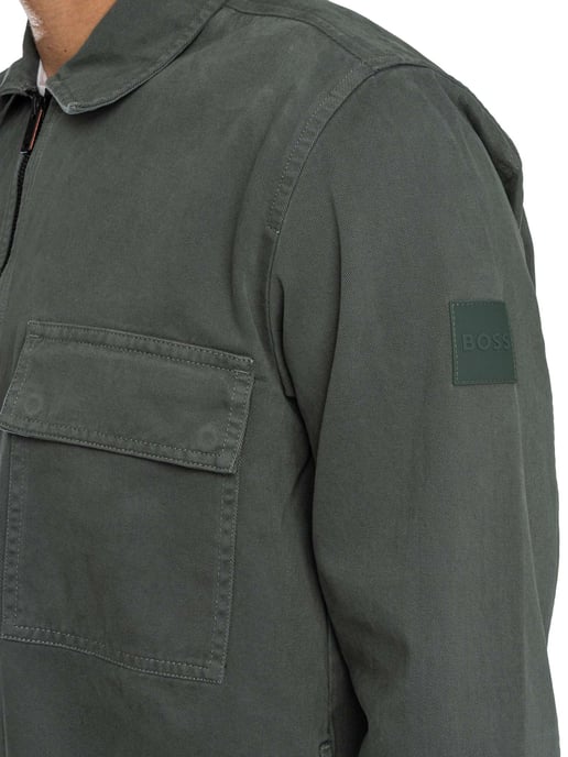 BOSS Lorum Overshirt, Grün - Image 6