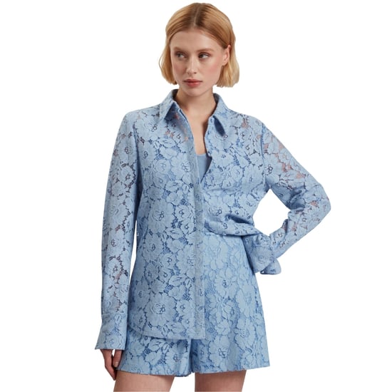 Ted Baker Gennoa Longline Spitzenhemd, Blau - Image 5