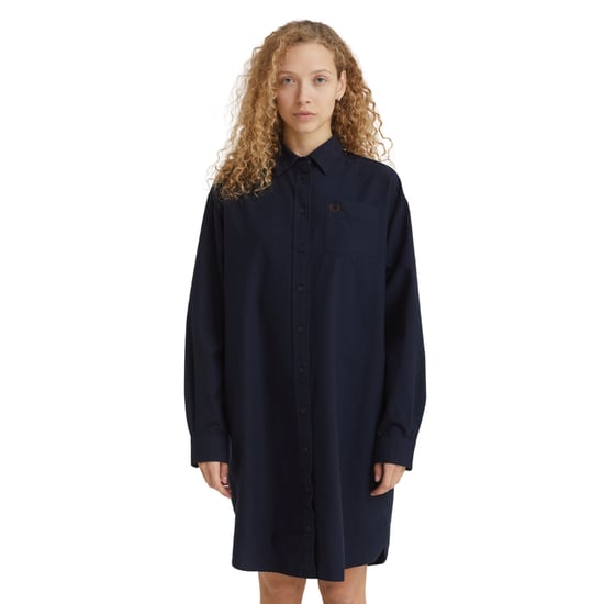 Fred Perry Hemd Mit Knopfleiste, Marineblaues Kleid - Image 3