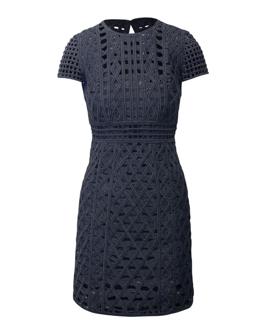 Burberry Spitzen-Minikleid aus schwarzem Polyamid - Image 1