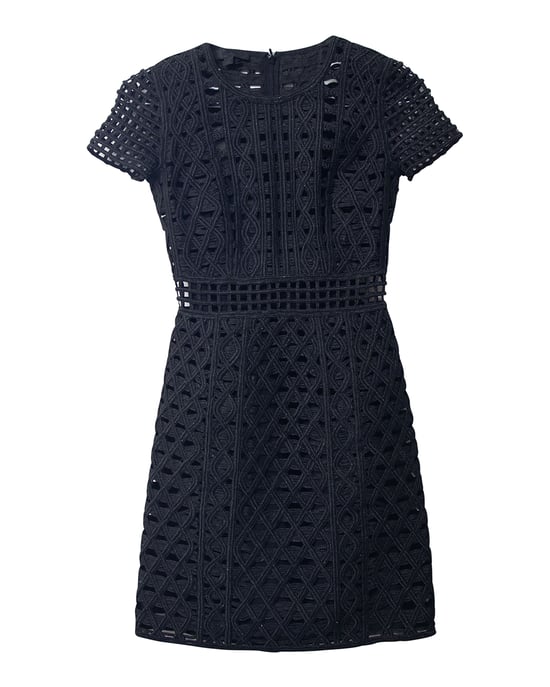 Burberry Spitzen-Minikleid aus schwarzem Polyamid - Image 4