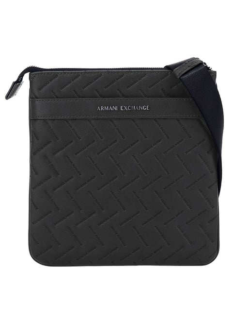 Armani Exchange Umhängetasche Mit Integriertem Markenlogo, Schwarz - Image 1