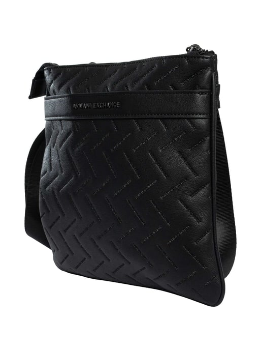 Armani Exchange Umhängetasche Mit Integriertem Markenlogo, Schwarz - Image 2