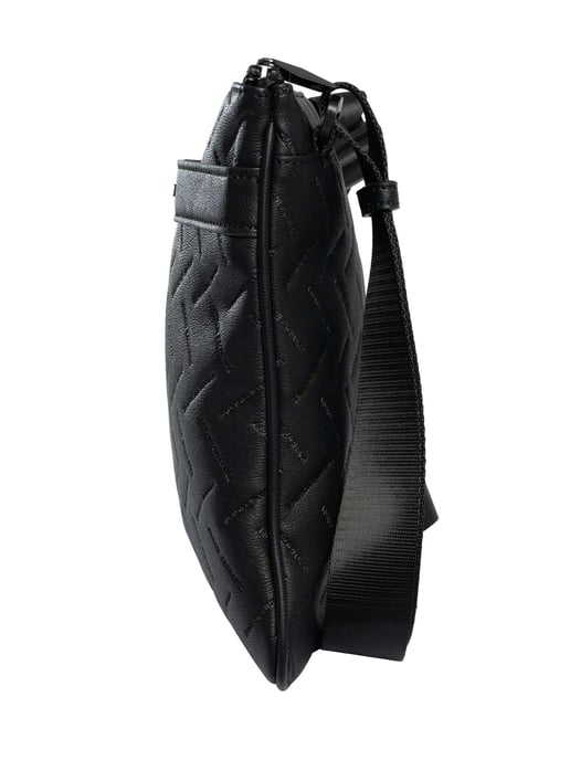 Armani Exchange Umhängetasche Mit Integriertem Markenlogo, Schwarz - Image 3