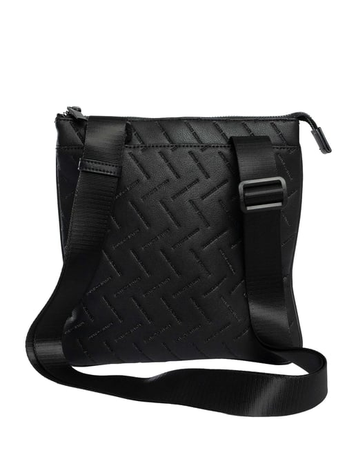 Armani Exchange Umhängetasche Mit Integriertem Markenlogo, Schwarz - Image 4