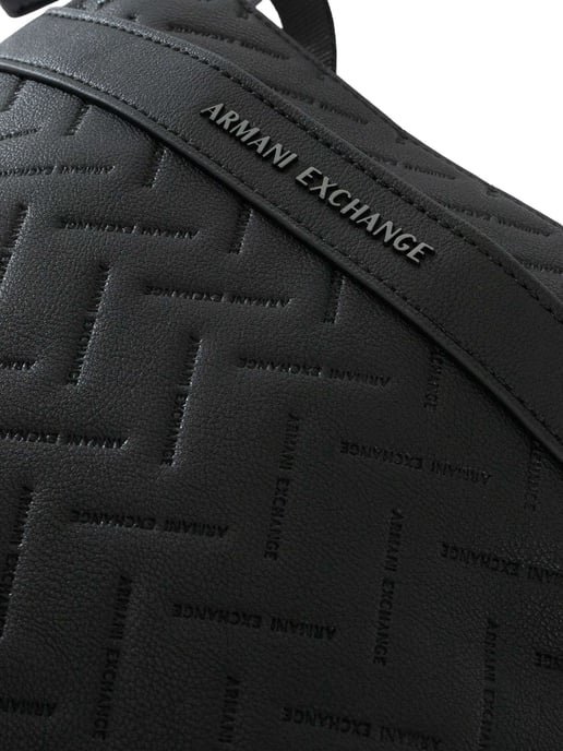 Armani Exchange Umhängetasche Mit Integriertem Markenlogo, Schwarz - Image 6
