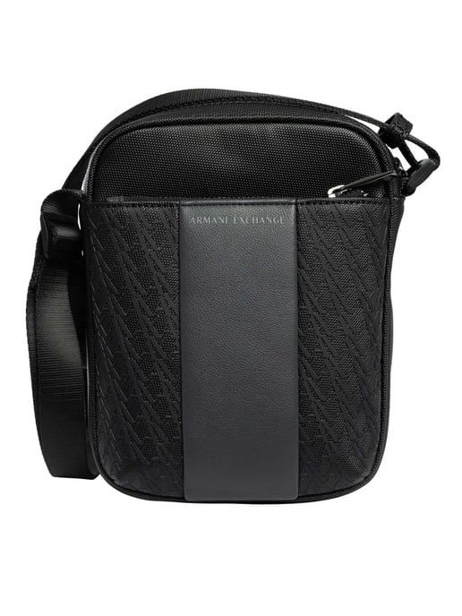 Armani Exchange Marken-Umhängetasche, Schwarz - Image 1