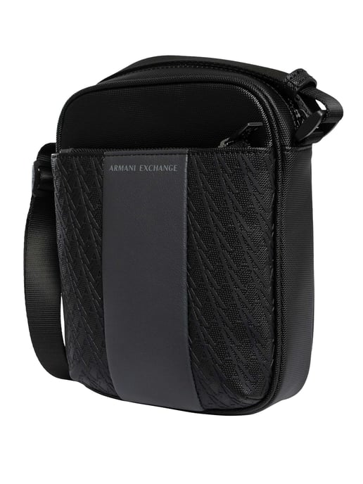 Armani Exchange Marken-Umhängetasche, Schwarz - Image 2