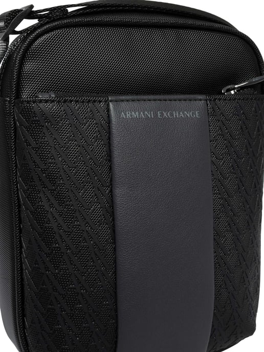 Armani Exchange Marken-Umhängetasche, Schwarz - Image 6