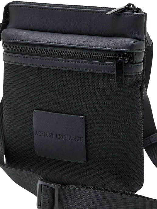 Armani Exchange Umhängetasche Mit Box-Logo, Schwarz - Image 5
