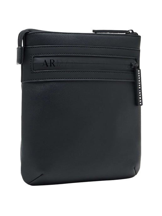 Armani Exchange Flache Umhängetasche, Schwarz - Image 2