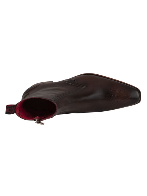 Jeffery West Chelsea-Stiefel Aus Leder Mit Reißverschluss, Braun - Image 6