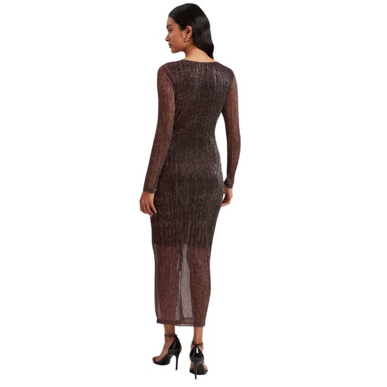 Ted Baker Anthers Metallic Bodycon Kleid In Rosa Mit Raffungen - Image 4