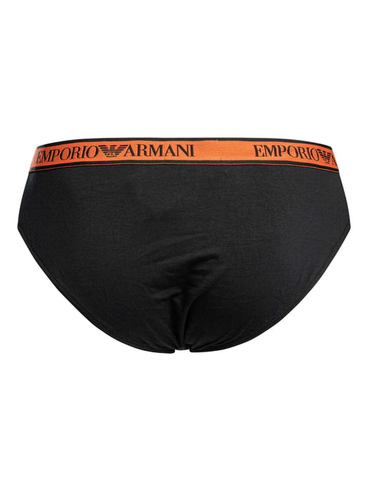 Emporio Armani 3 Pack Cotton Stretch Slip, Schwarz - Image 4
