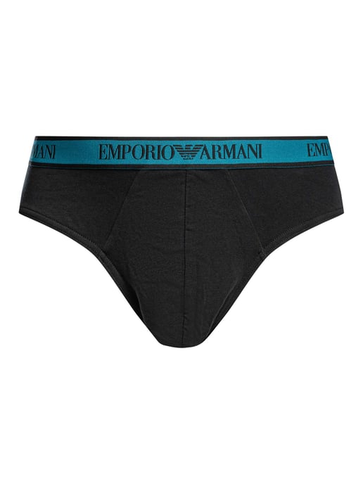Emporio Armani 3 Pack Cotton Stretch Slip, Schwarz - Image 5