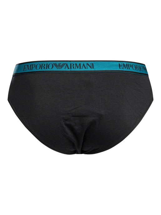 Emporio Armani 3 Pack Cotton Stretch Slip, Schwarz - Image 6