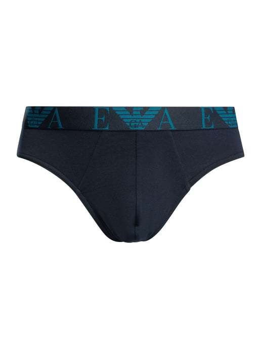 Emporio Armani 3 Pack Briefs, Blau - Image 2